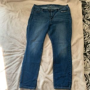 Straight leg jeans
